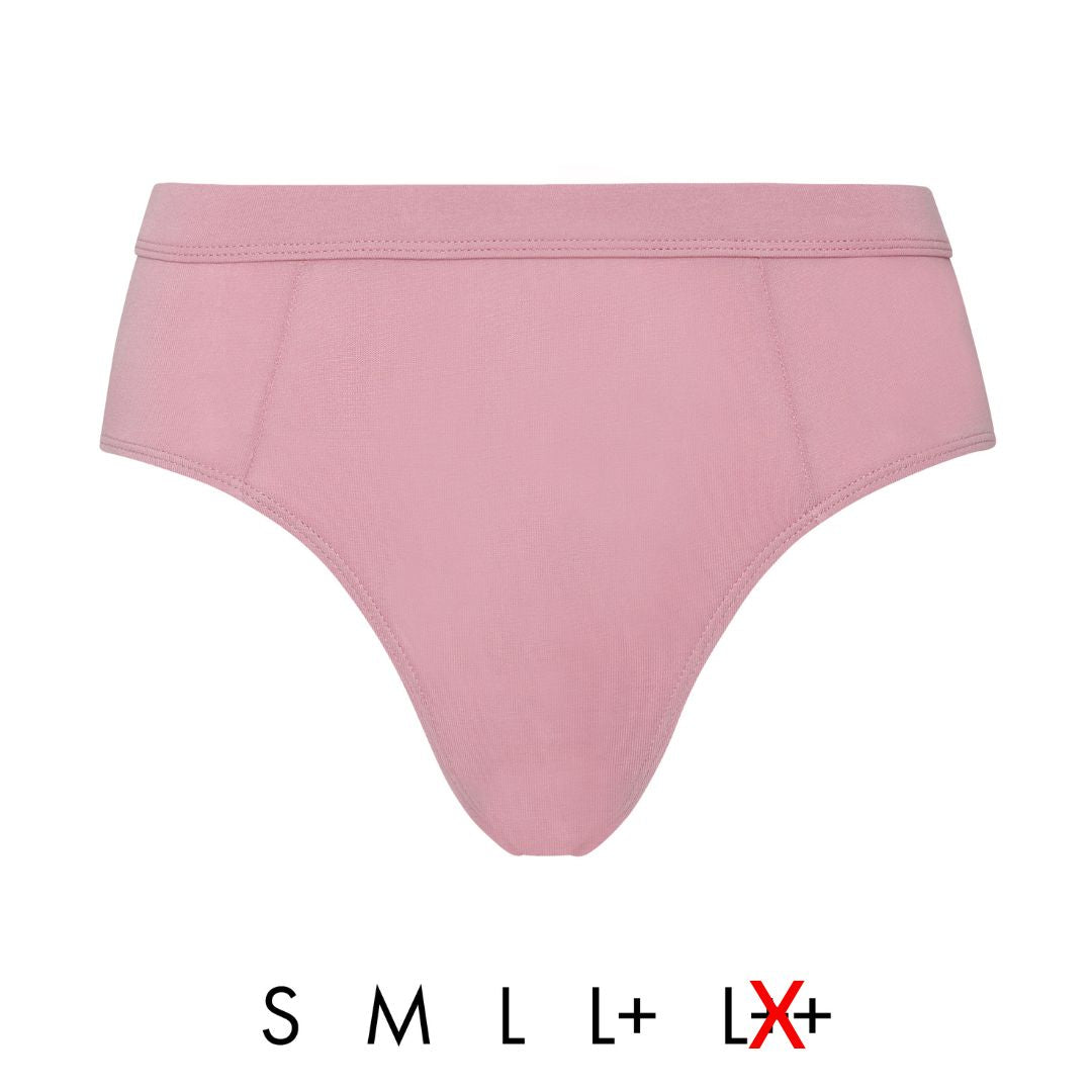 Ruth Organic Cotton Brief Rose