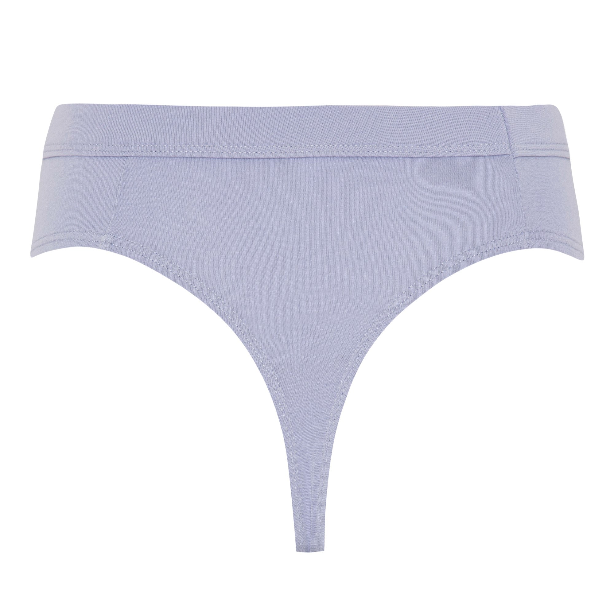 Cleo high waist thong blue organic cotton - Moons and Junes